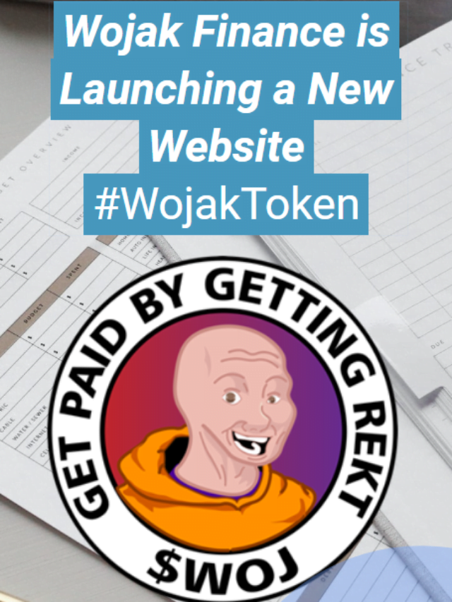 Cryptocurrency News: Wojak Finance is Launching a New Website